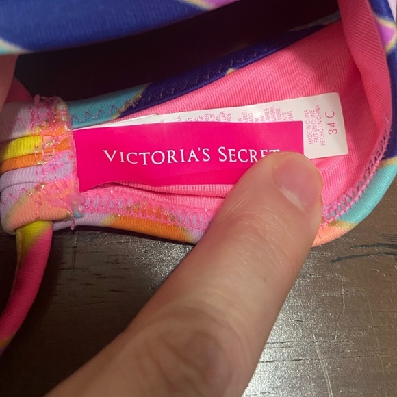 Victoria's Secret two piece multi color bikini swimsuit - Picture 2 of 5